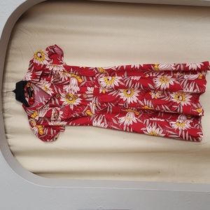 Trashy Diva Red Water lilies Sweetie Dress